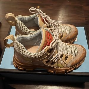 Tan Gucci boots size 36